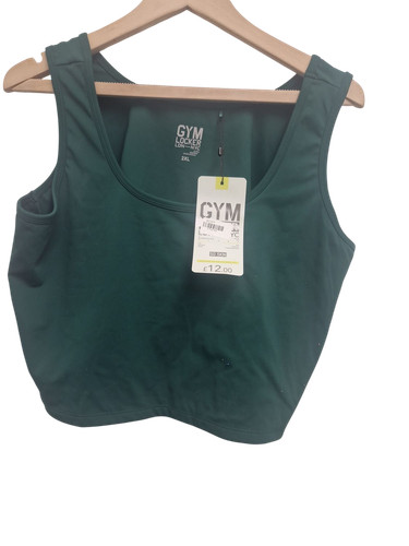 Gymlocker green crop top - gymlocker,