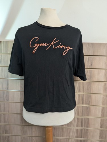 Gym king embroidered shirt - embroidered, t-shirt