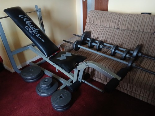 Weider weights bench plus - weights,